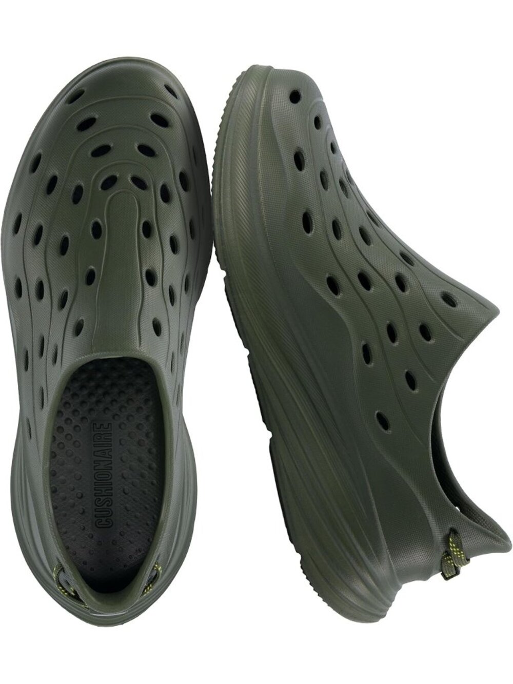 Men All Green Lightweight Slip On Waterproof Sneaker Clogs with Cushioned Casual